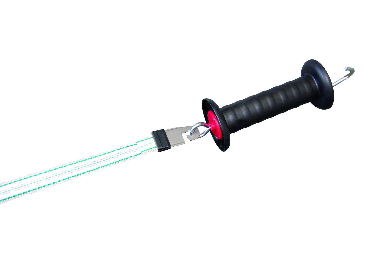 stalltechnik-AKO-Torgriff-mit-Litzclip-Bandanschluss