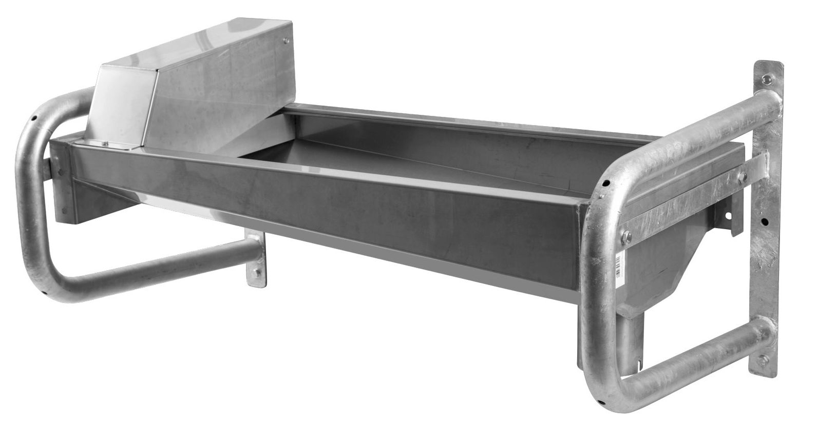 Stalltechnik24-Kerbl-Schnellablauftrog-Edelstahl-Wandkonsole-50l