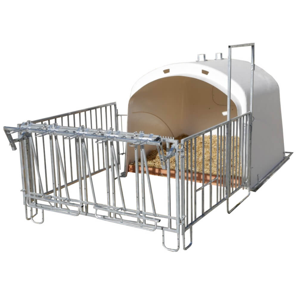 Stalltechnik-Kerbl-Kaelberhuette-CalfHouse-Premium-XL