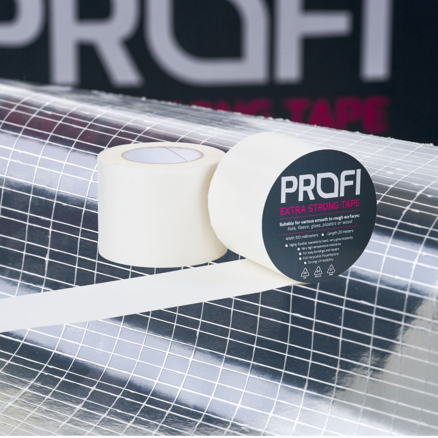 6 Rollen | Siloklebeband Profi extrastark 0,10 x 10 m