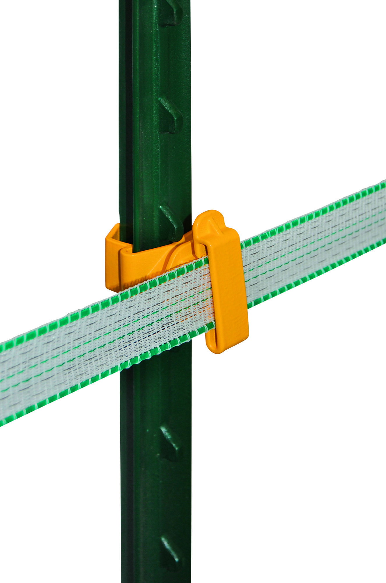 Stalltechnik-AKO-T-Post-Bandisolator-Weidezaunband-Befestigung
