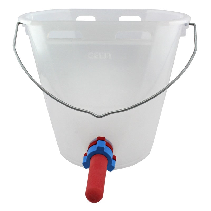 Stalltechnik-Gelle-Tränkeeimer-8-Liter-für-Kälberfütterung