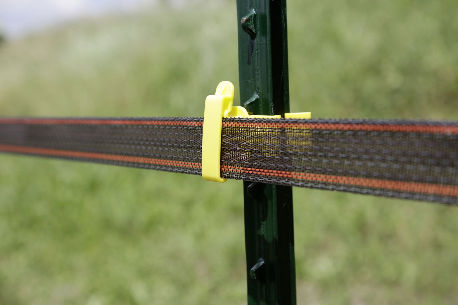 Stalltechnik-AKO-T-Post-Bandisolator-Weidezaunband-Befestigung