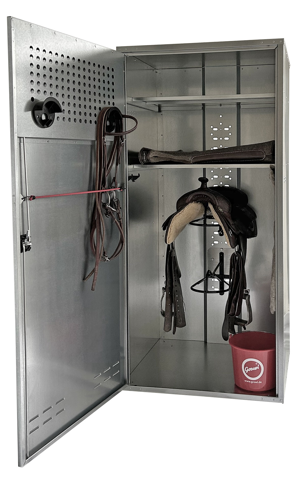 Growi-Sattelschrank-Western-mit Dekorationsartikeln