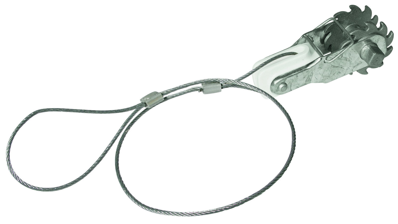 Stalltechnik-AKO-Zahnrad-Drahtspanner-mit-integriertem-Isolator-und-Drahtseil
